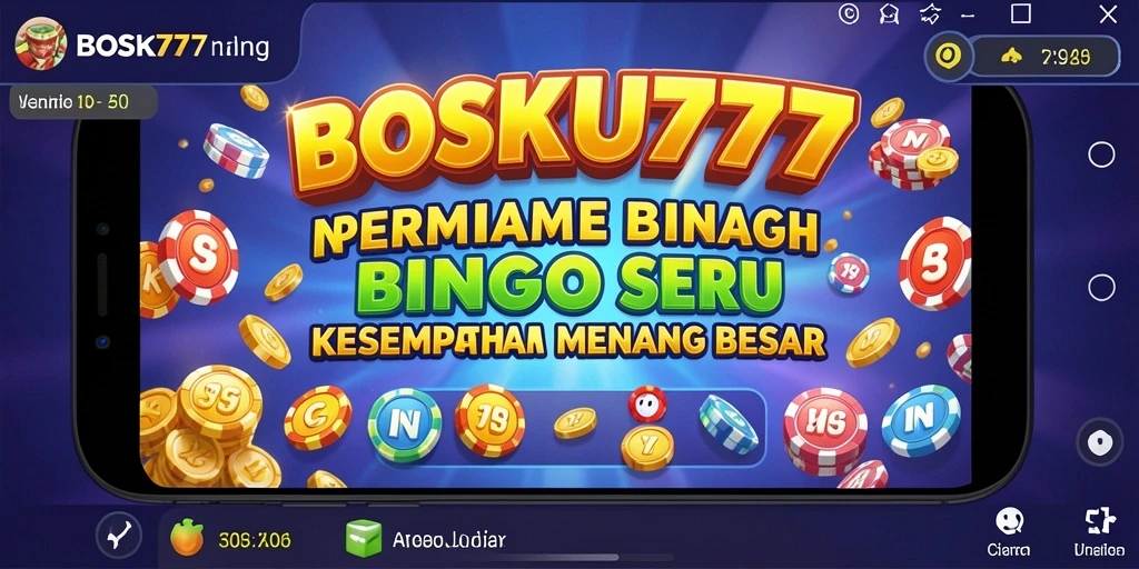 Screenshot game BOSKU777 memperlihatkan gameplay seru Bingo.