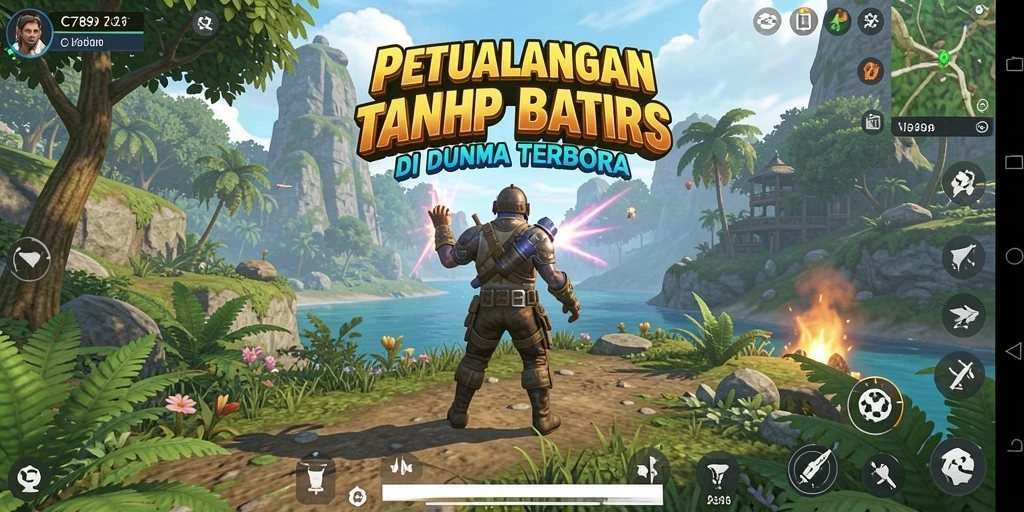 Tampilan gameplay C789 yang menakjubkan di dunia terbuka.
