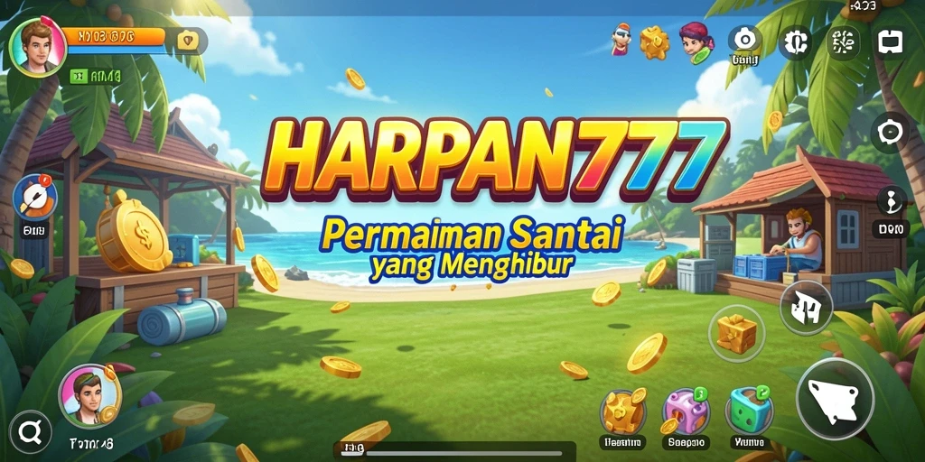 Tampilan gameplay HARAPAN777 yang penuh warna dan menarik.