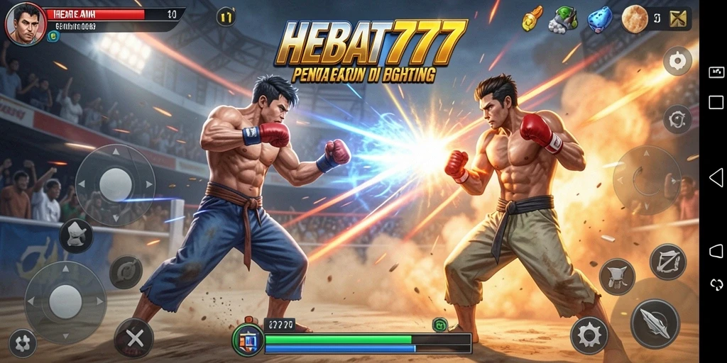 Gameplay HEBAT777 dengan pertarungan yang seru dan dinamis.