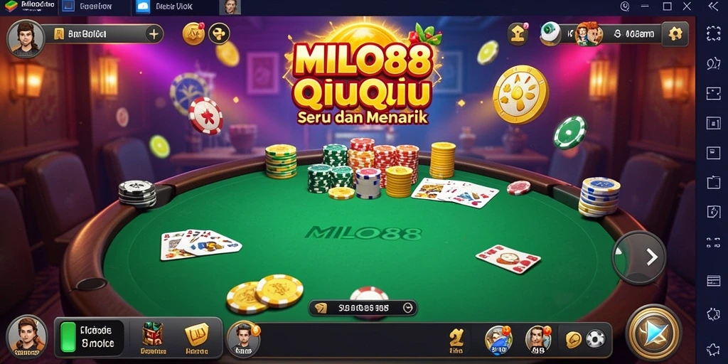 Screenshot utama <strong>MILO88</strong> menunjukkan gameplay yang mendebarkan dalam permainan <strong>QiuQiu</strong>.