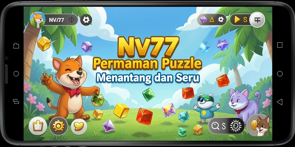 Tampilan gameplay NV77 yang menarik dalam genre Puzzle.