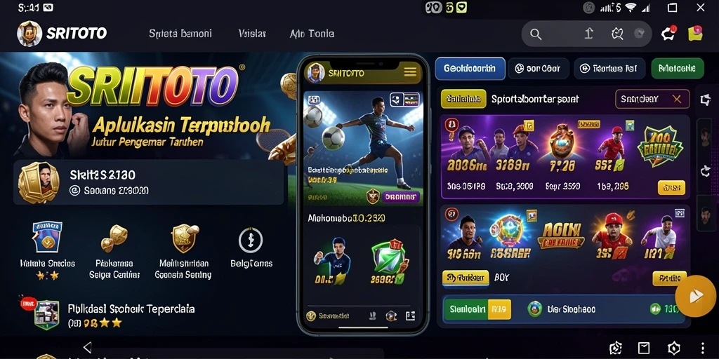 Tampilan gameplay SRITOTO menyoroti pengalaman taruhan yang mudah dan menyenangkan.