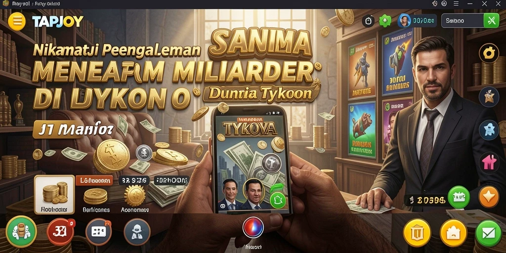 TAMPAK BARU: Gameplay mendebarkan di dunia Tycoon.