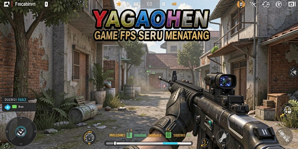 Tampilan gameplay YAGAOHEN yang intens dan penuh aksi.