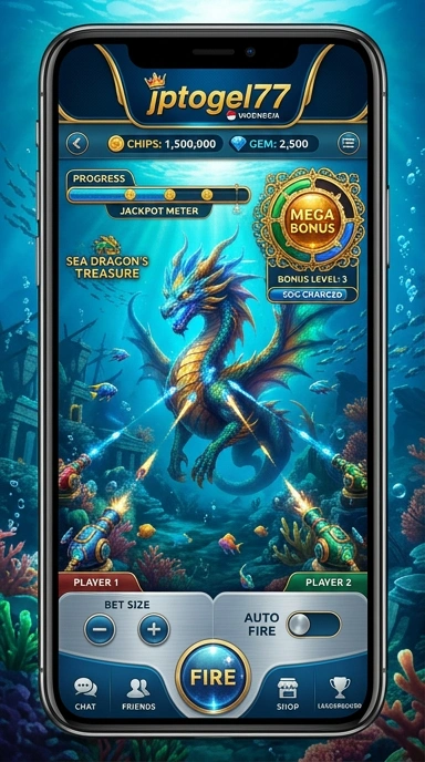 Screenshot dari fitur unggulan aplikasi di jptogel77.